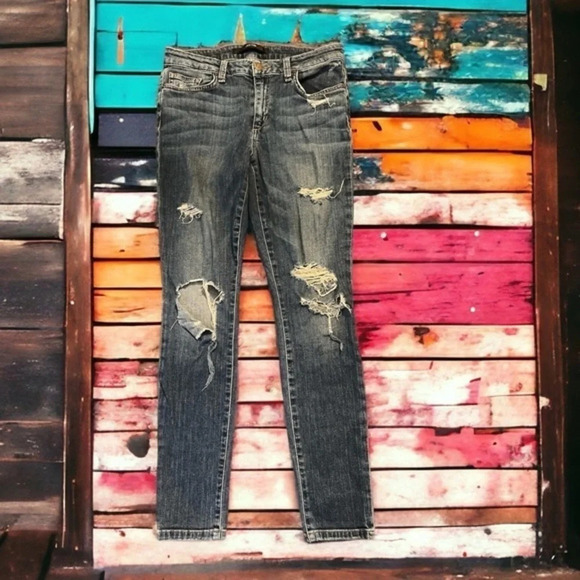 Joe's Jeans Denim - Joe’s Jo Skinny Ankle Jeans Distressed